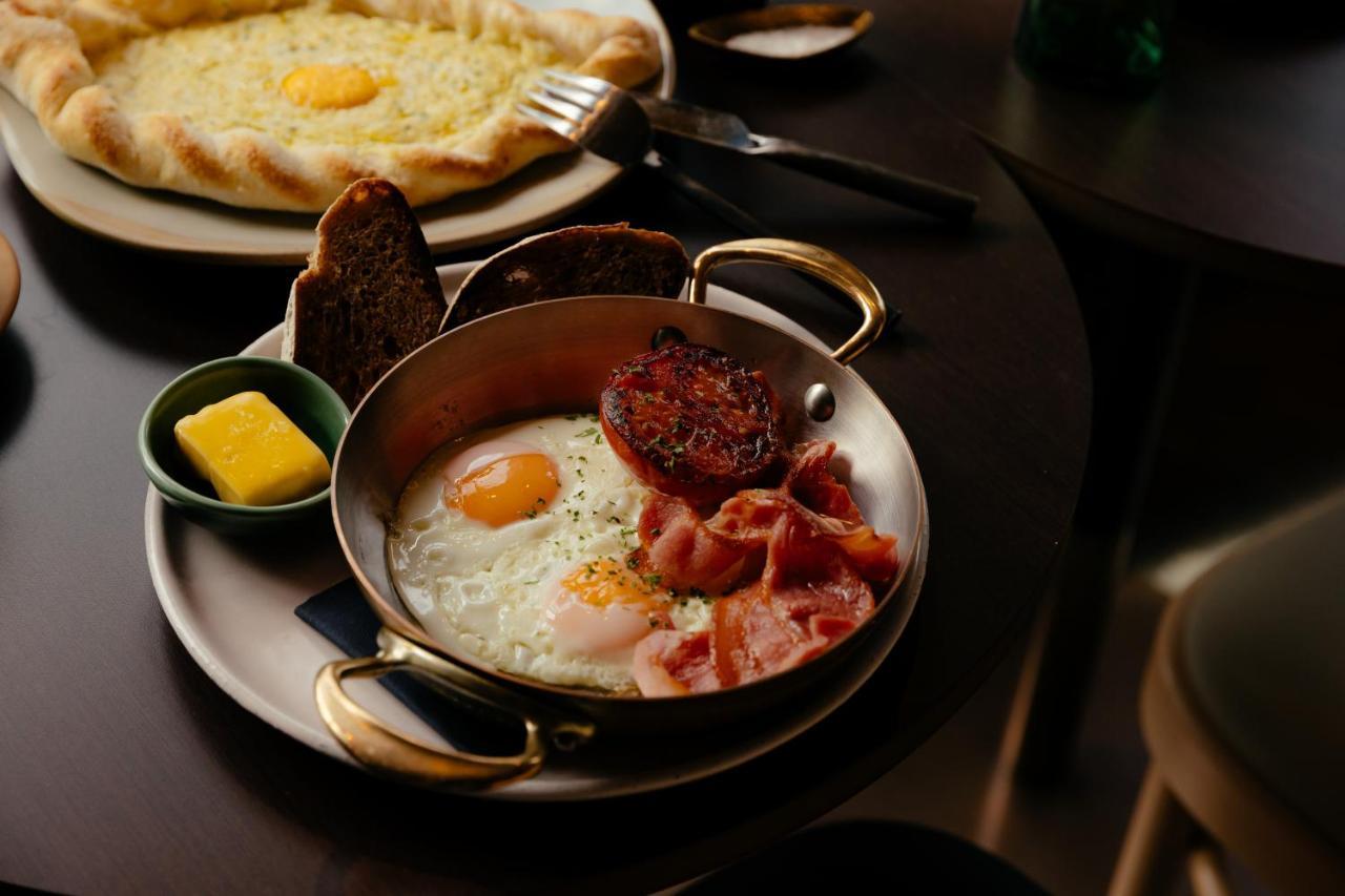Qt อ็อคแลนด์ Hotel โอ๊คแลนด์ ภายนอก รูปภาพ A traditional English breakfast