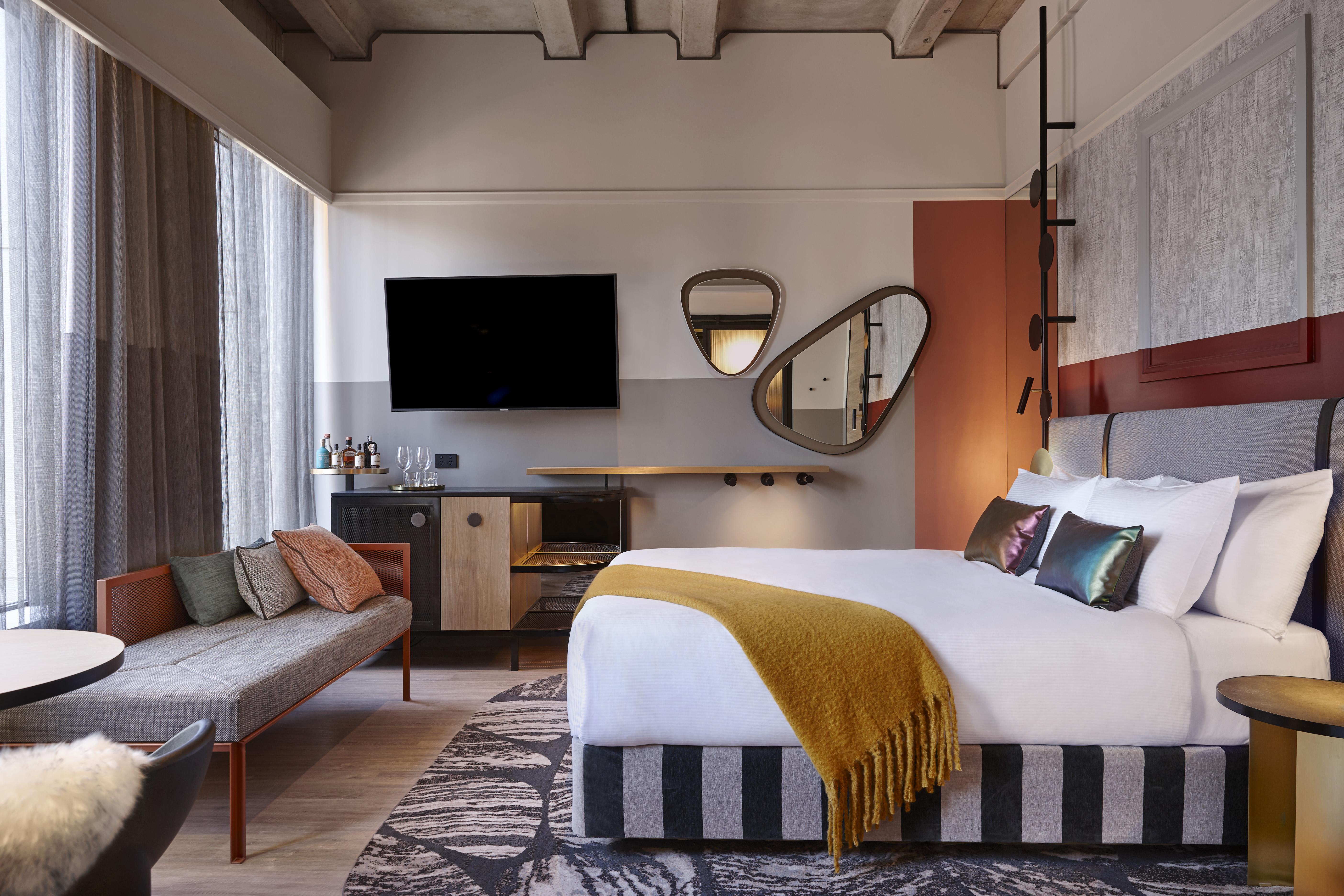 Qt อ็อคแลนด์ Hotel โอ๊คแลนด์ ภายนอก รูปภาพ A bedroom at the hotel